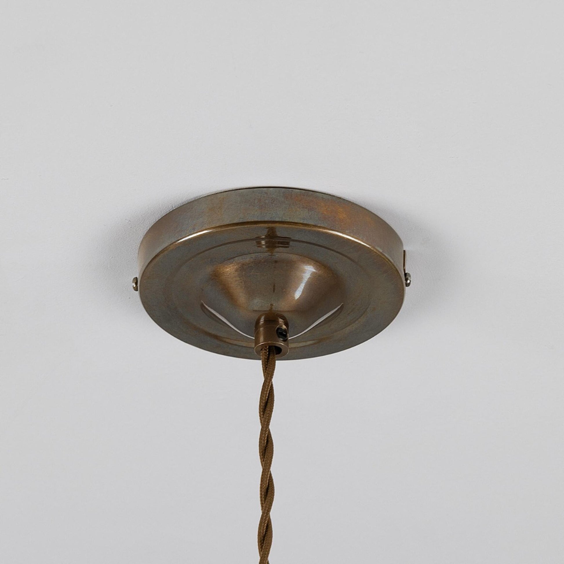 Paris Industrial Brass Pendant Light 30cm, product shot