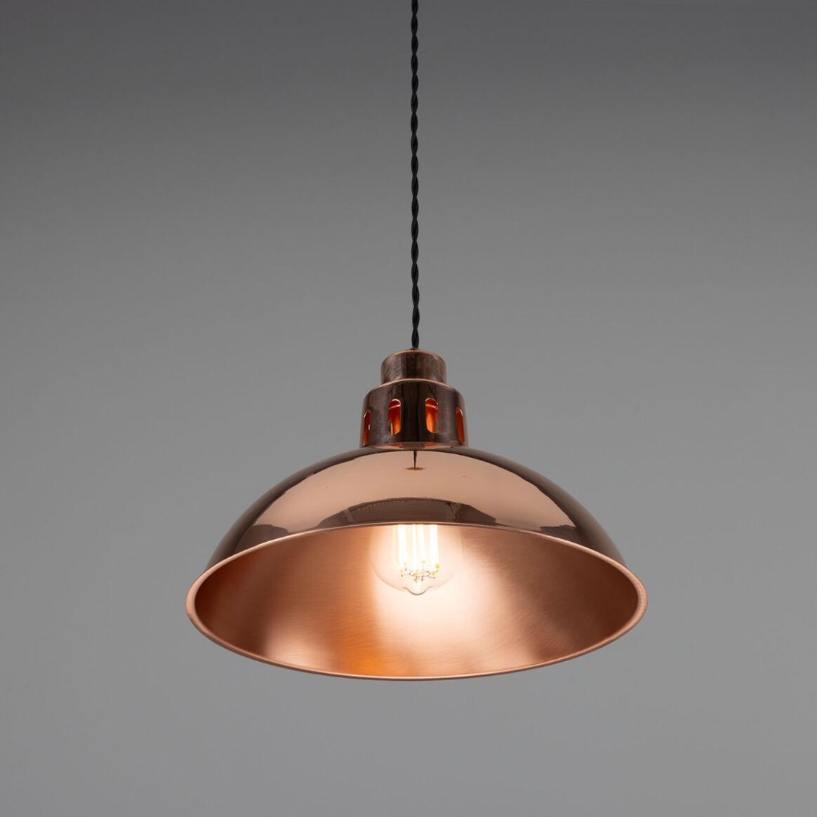 Berlin Vintage Copper Pendant Light 30cm