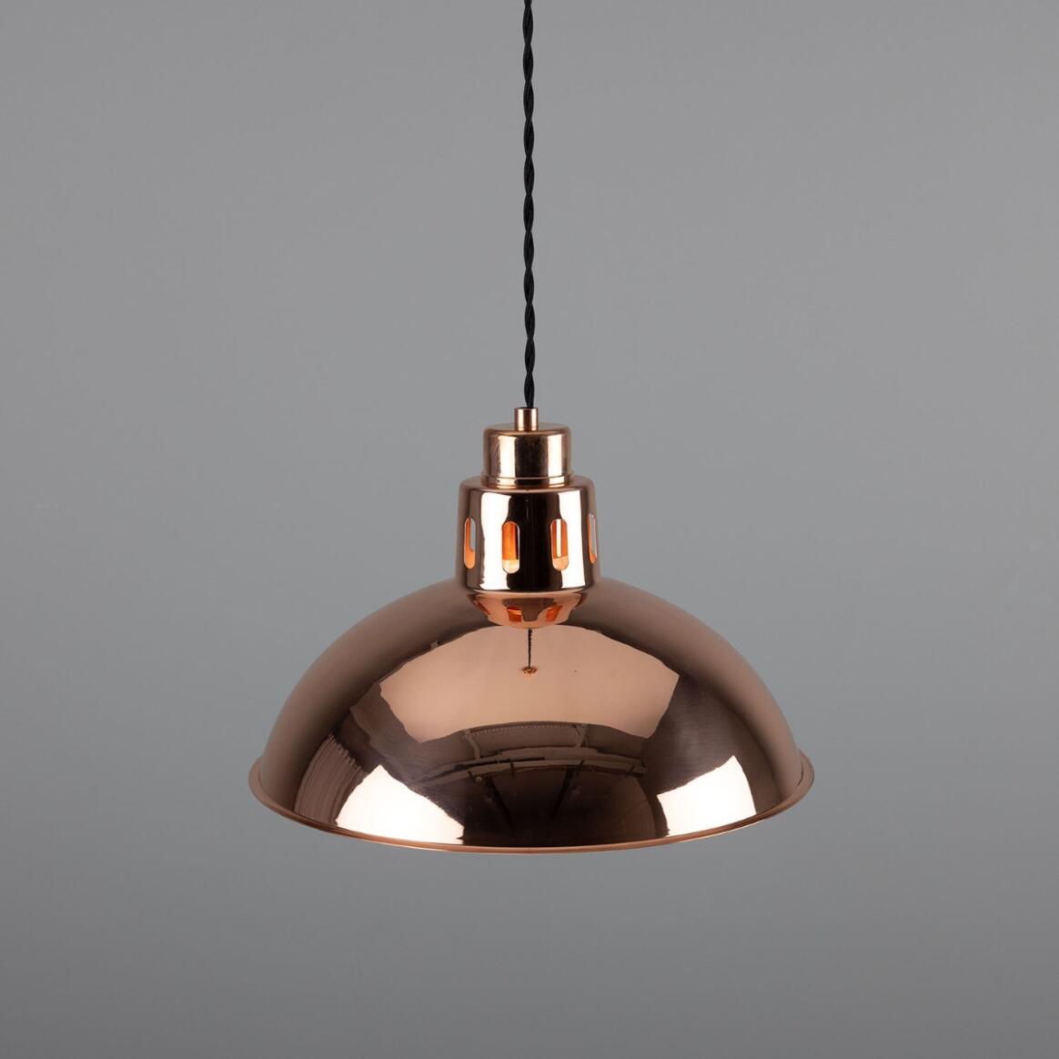 Berlin Vintage Copper Pendant Light 30cm