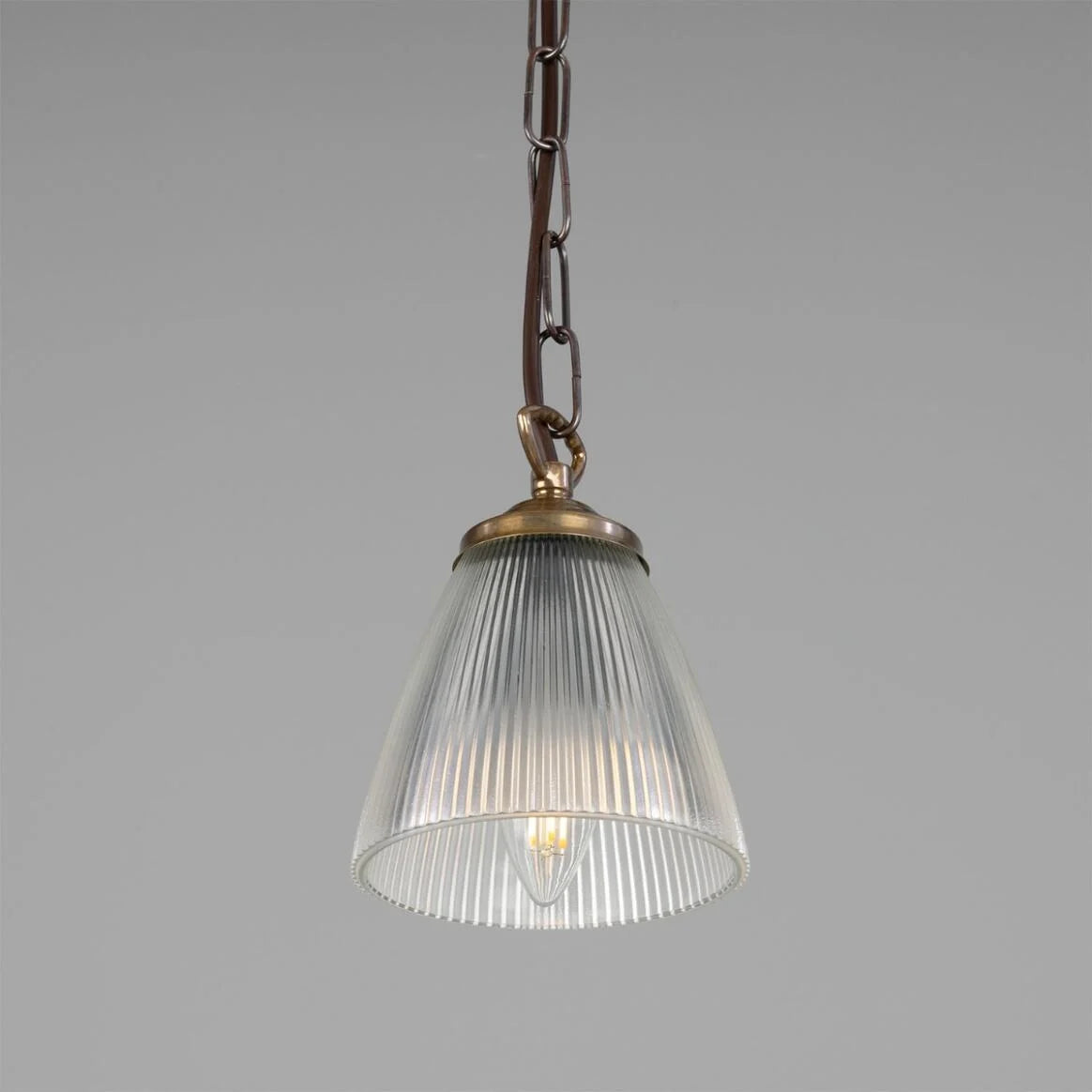 Gadar Small Prismatic Glass Pendant Light 12cm