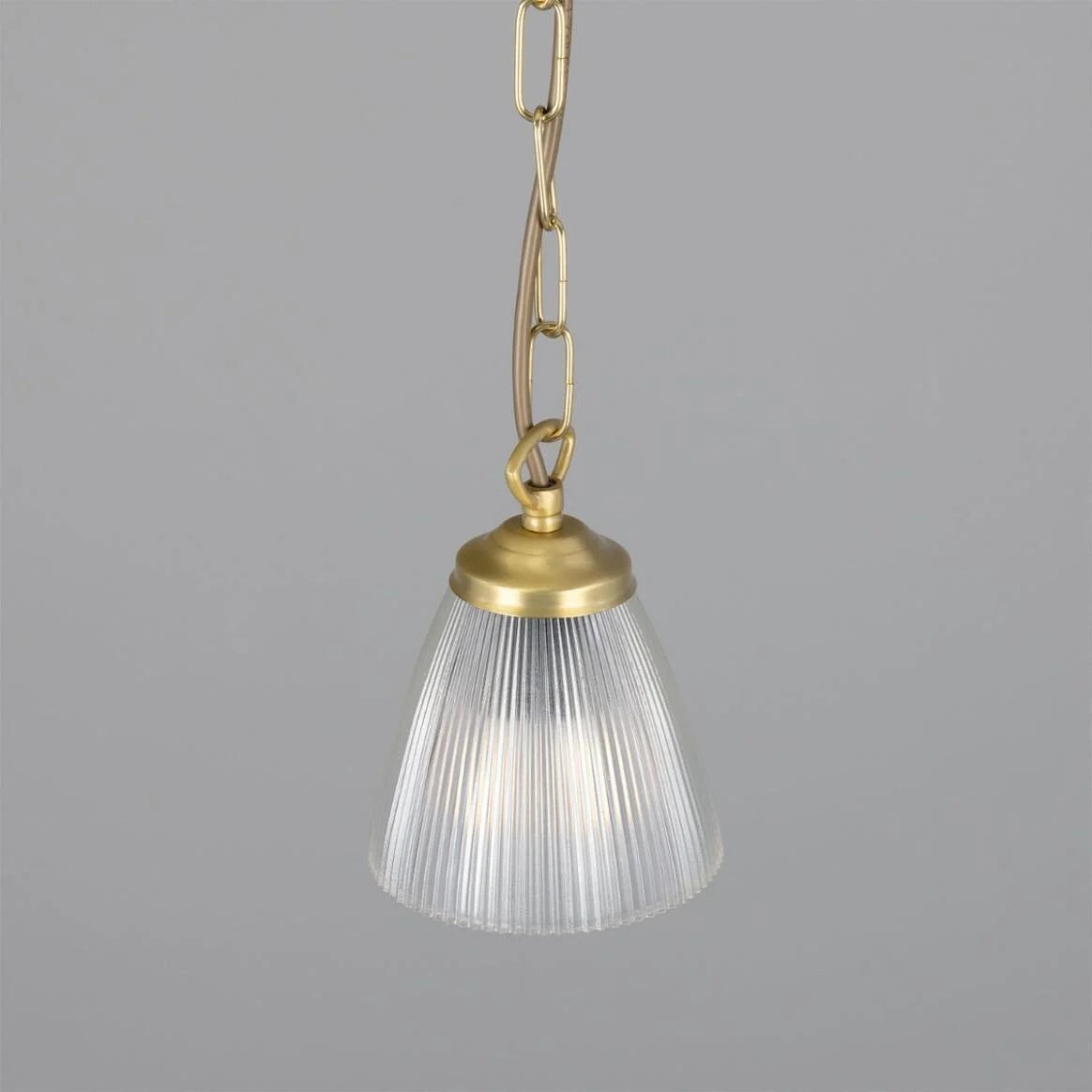 Gadar Small Prismatic Glass Pendant Light 12cm