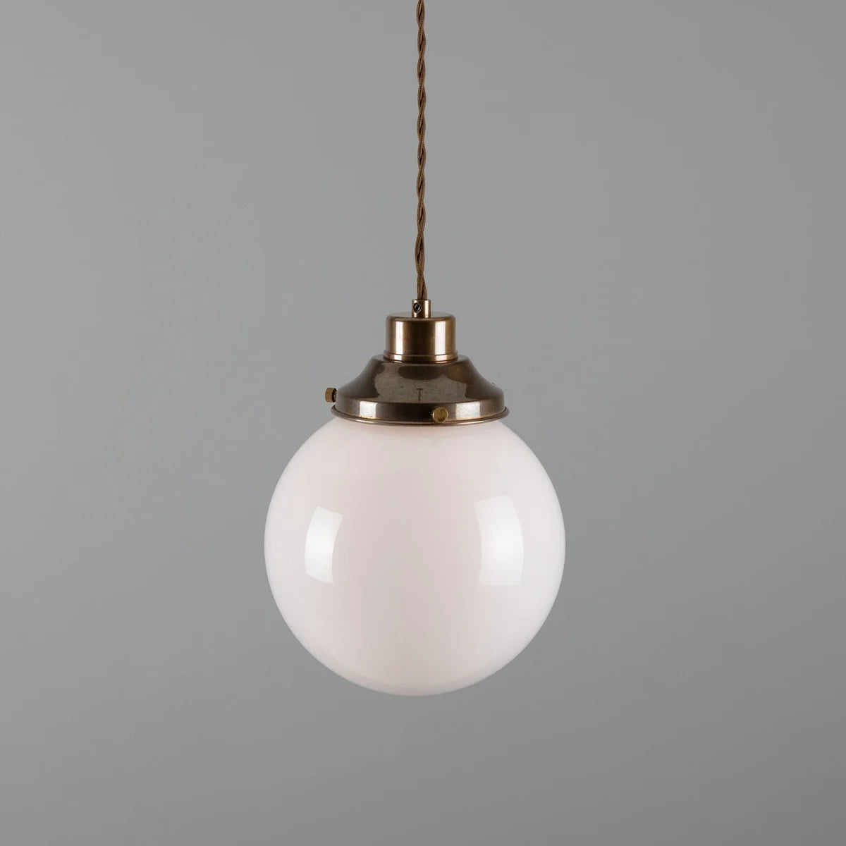 Gentry Opal Globe Pendant Light 20cm