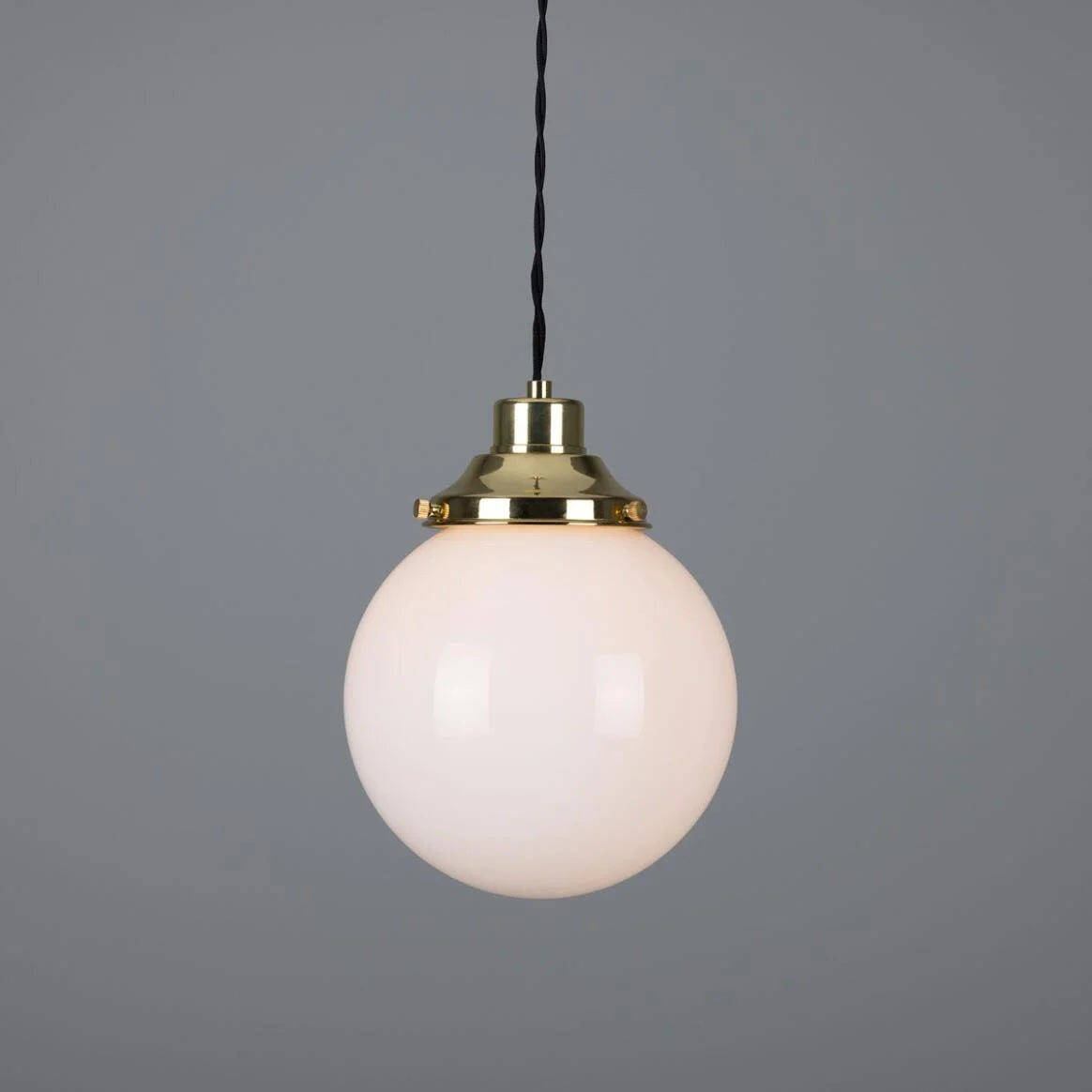 Gentry Opal Globe Pendant Light 20cm