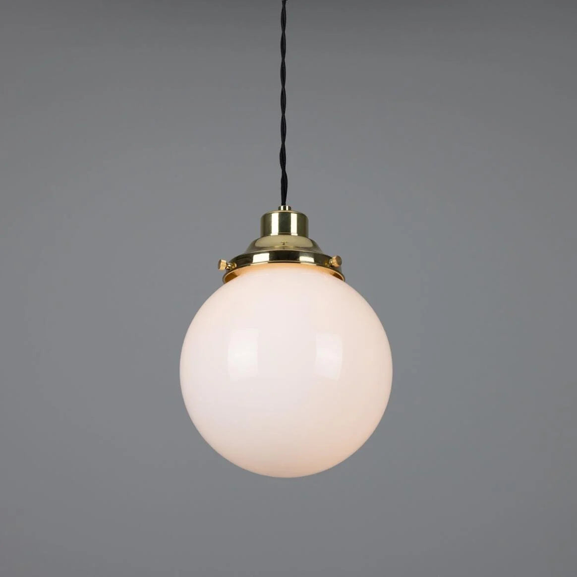 Gentry Opal Globe Pendant Light 20cm