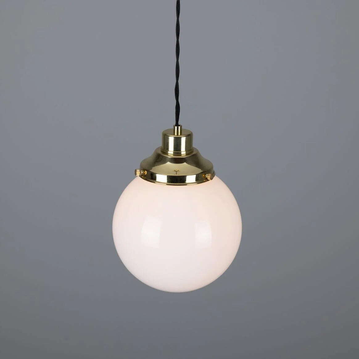 Gentry Opal Globe Pendant Light 20cm