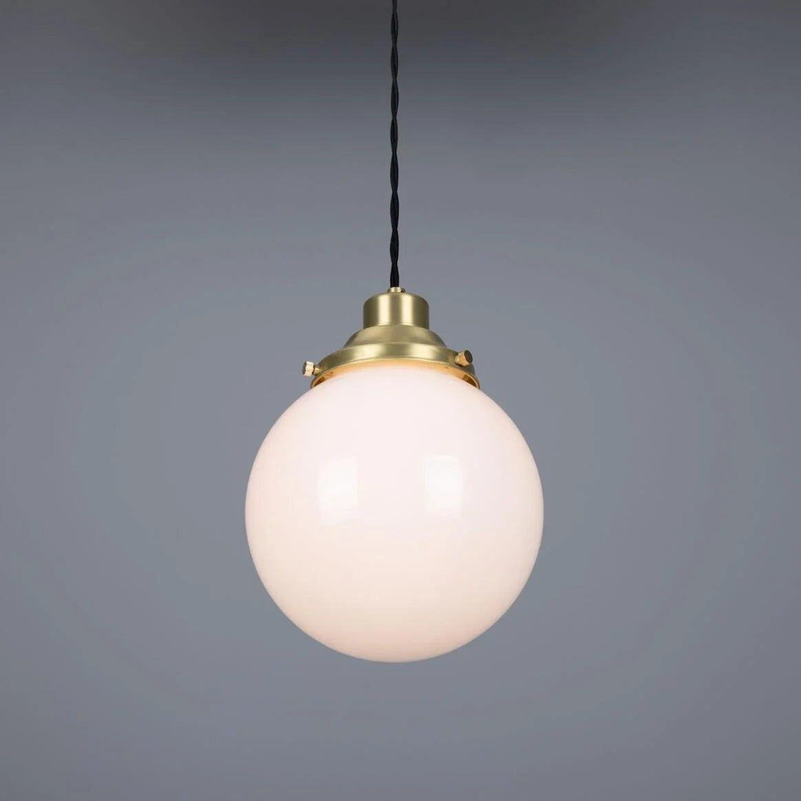 Gentry Opal Globe Pendant Light 20cm