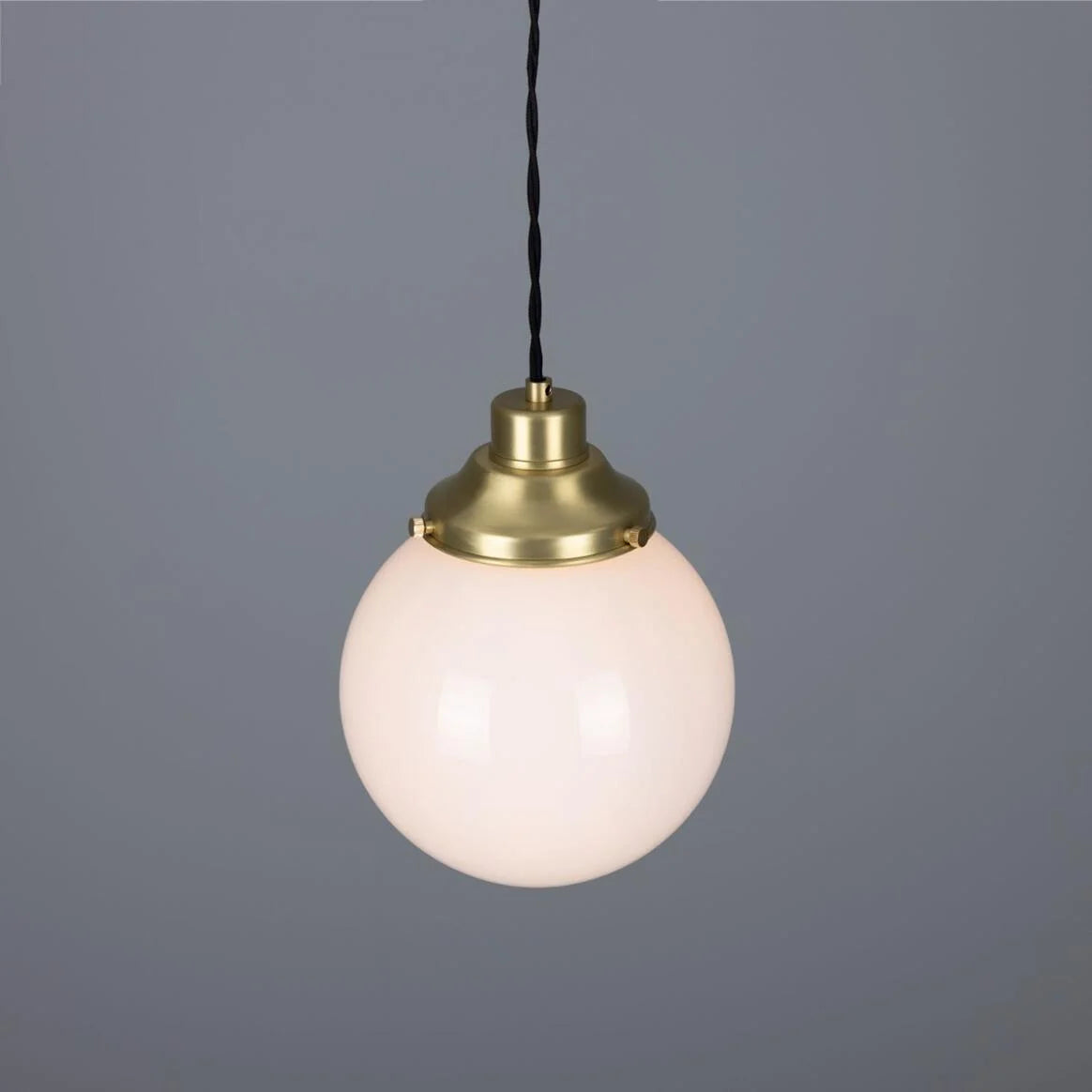 Gentry Opal Globe Pendant Light 20cm