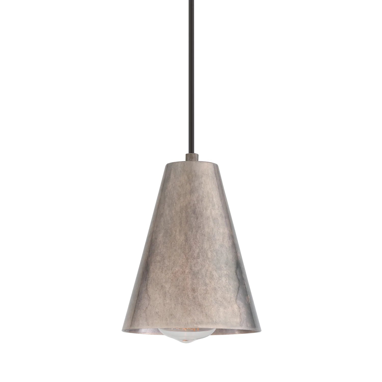 Moya Modern Brass Cone Pendant Light 14cm