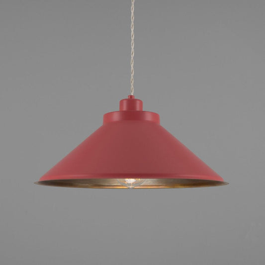 Rio Coloured Brass Pendant Light 38cm