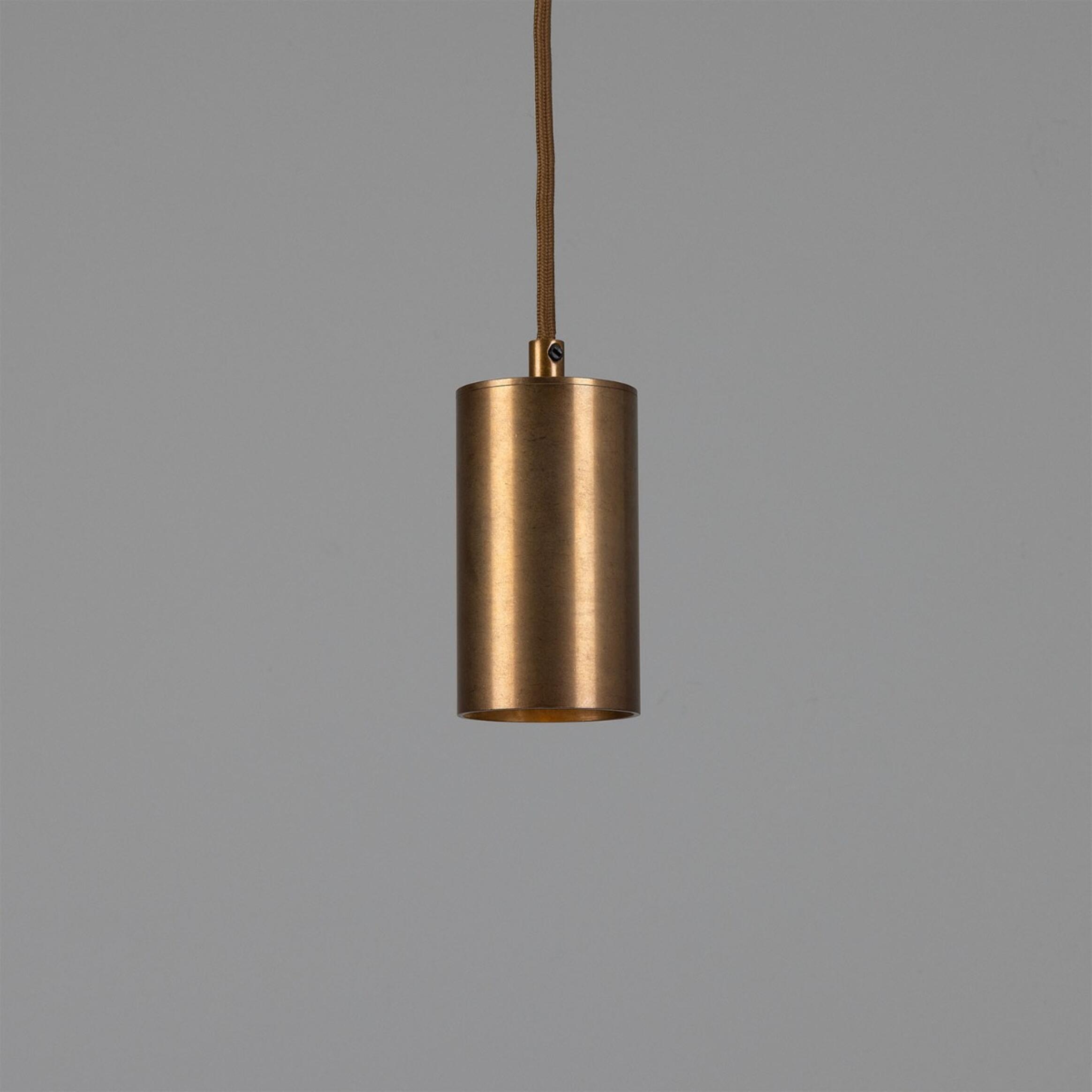 Evanston Brass Pendant Spotlight 18cm