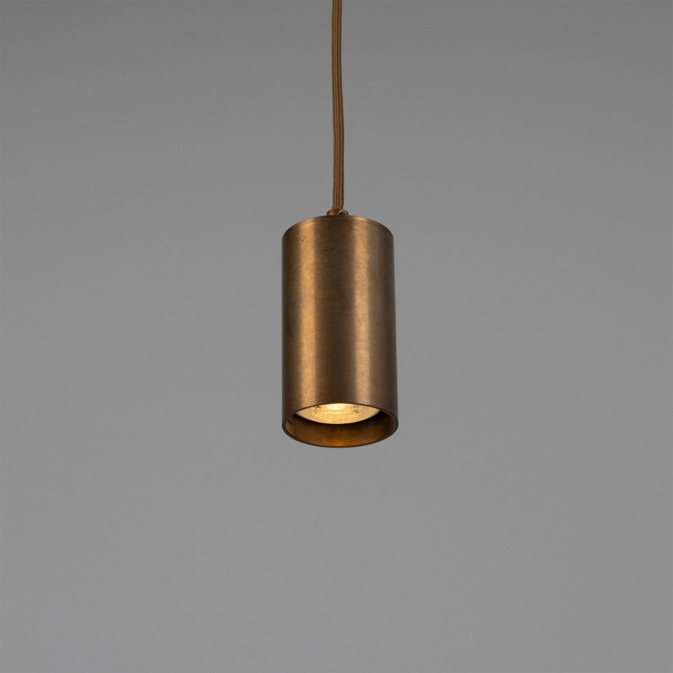 Evanston Brass Pendant Spotlight 18cm