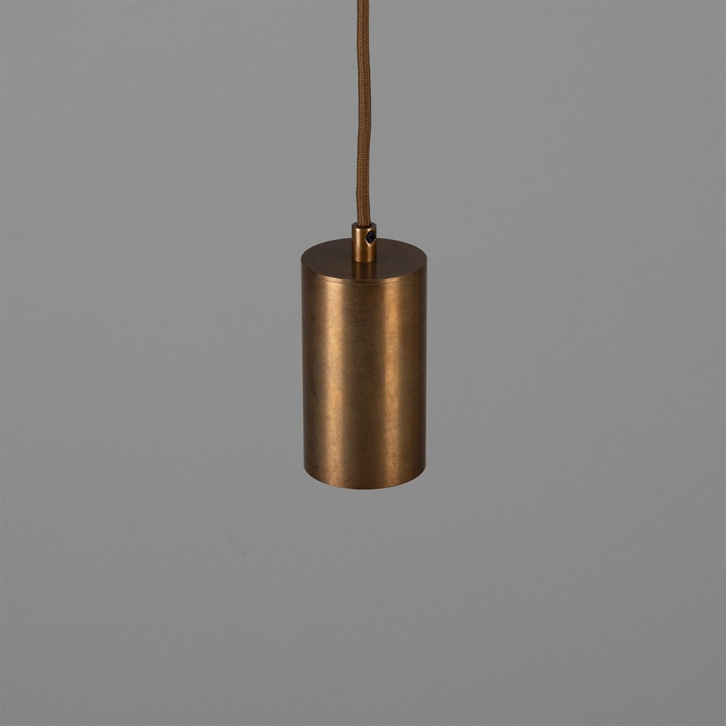 Evanston Brass Pendant Spotlight 18cm