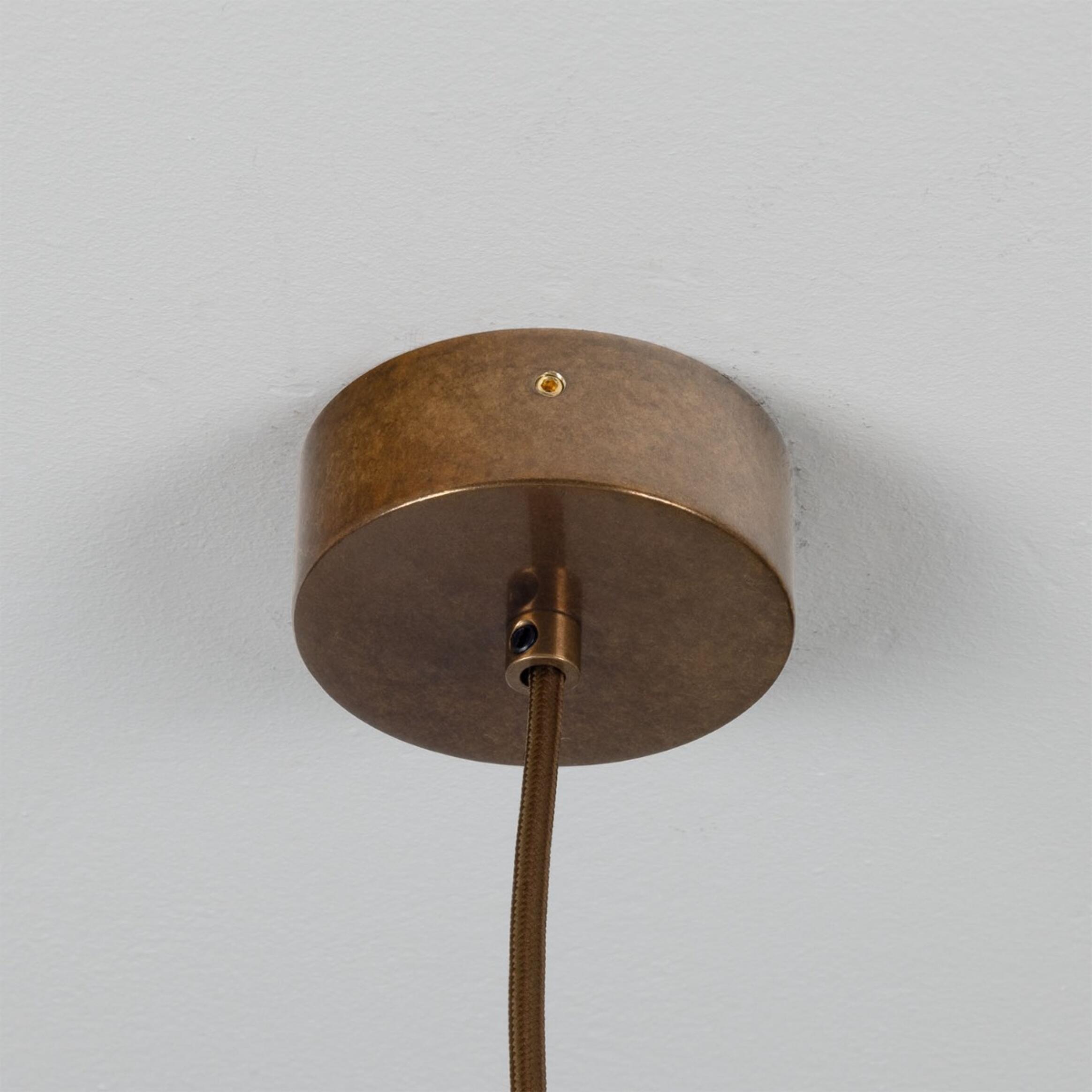 Evanston Brass Pendant Spotlight 18cm