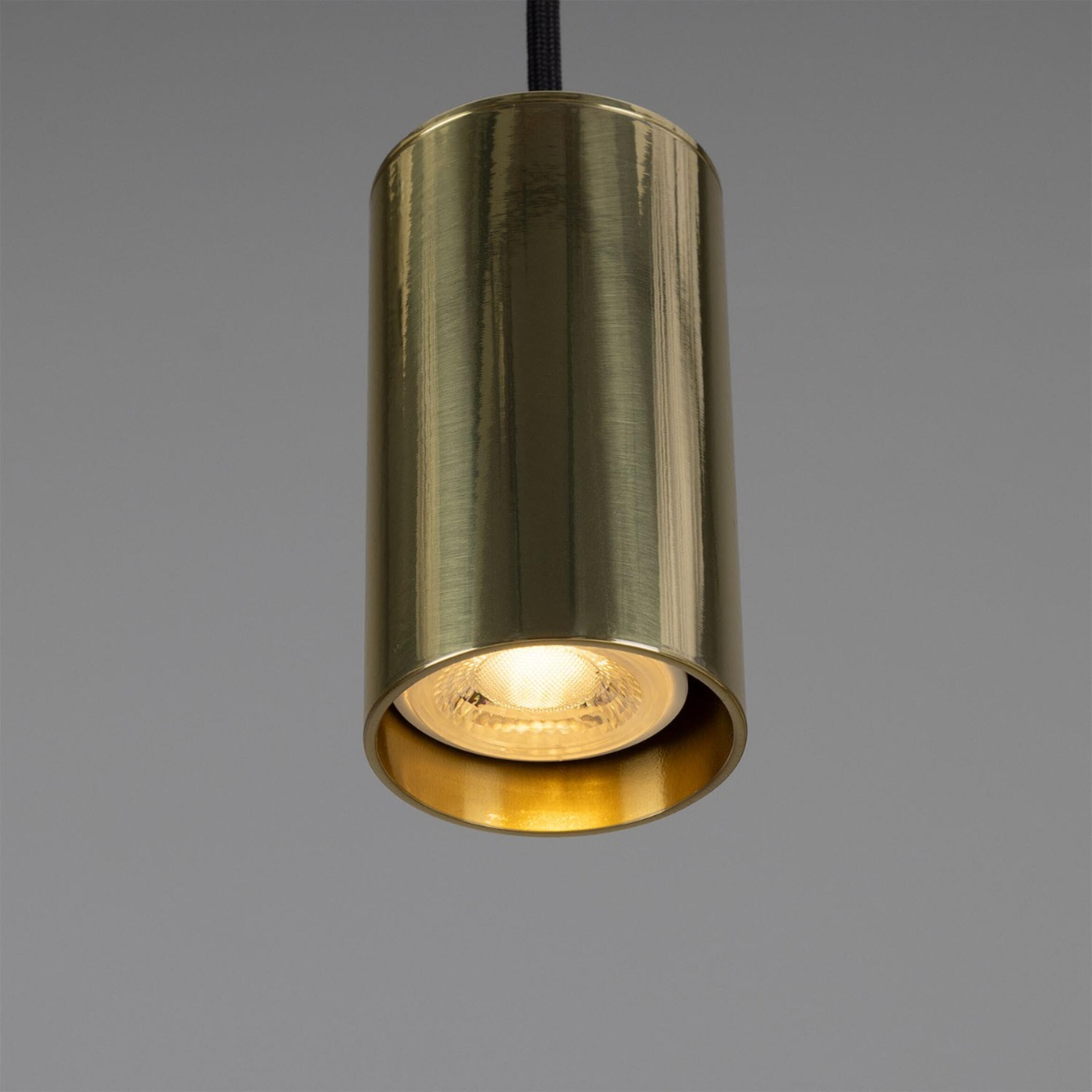 Evanston Brass Pendant Spotlight 18cm