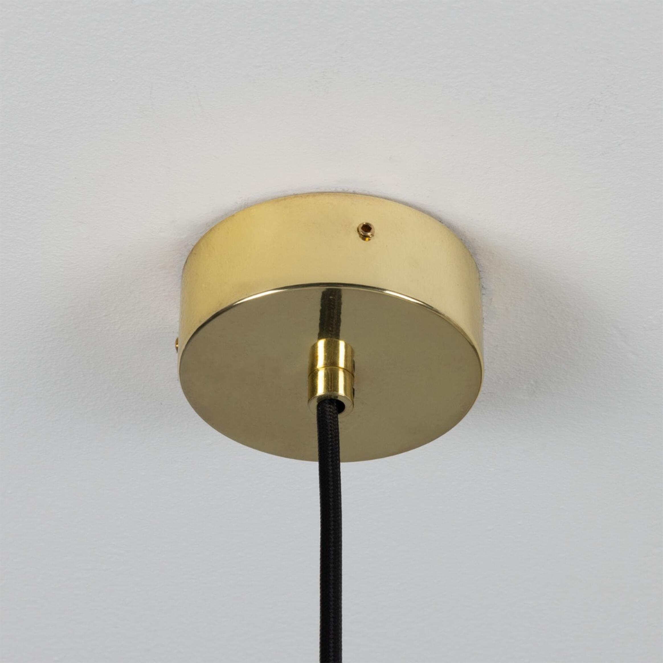 Evanston Brass Pendant Spotlight 18cm