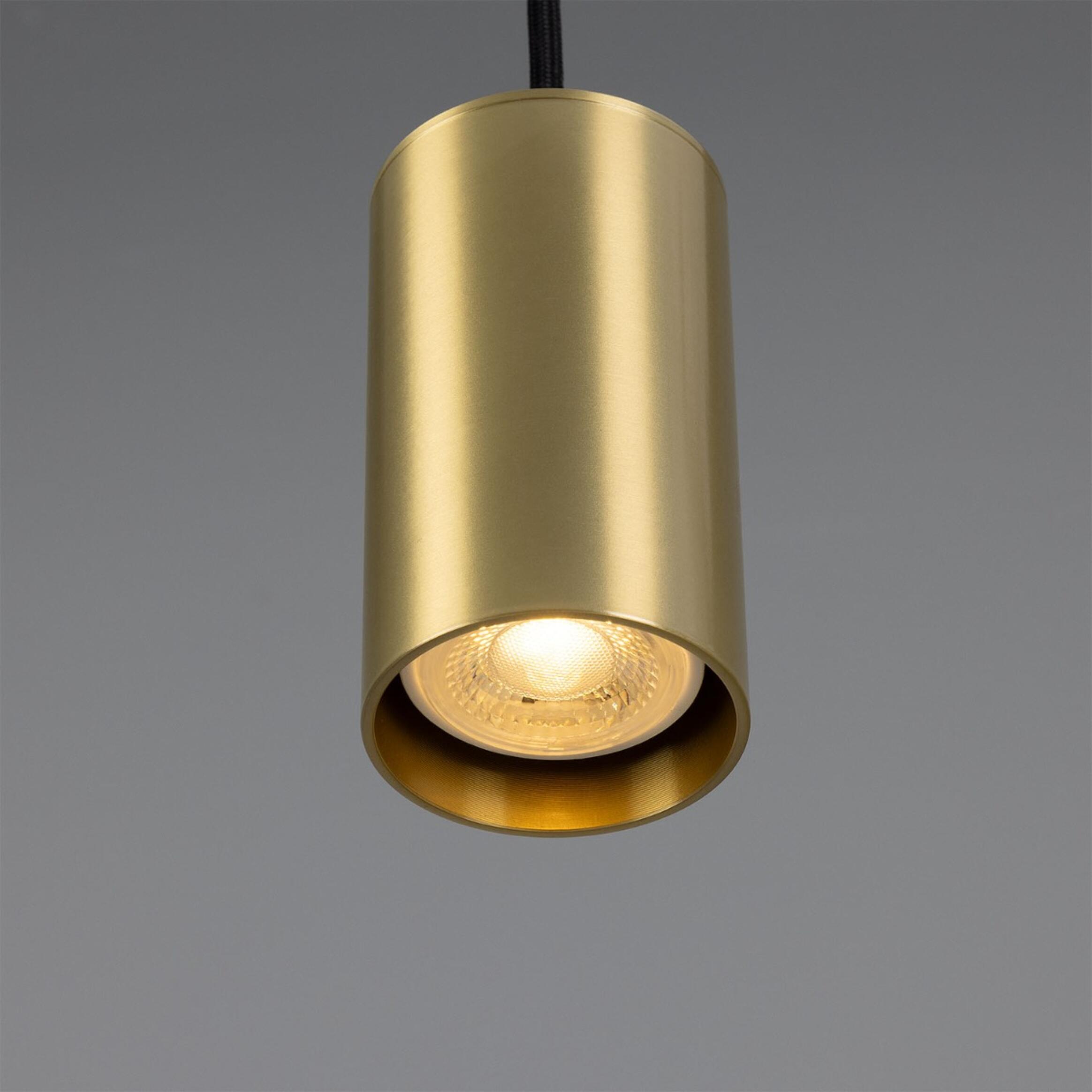Evanston Brass Pendant Spotlight 18cm