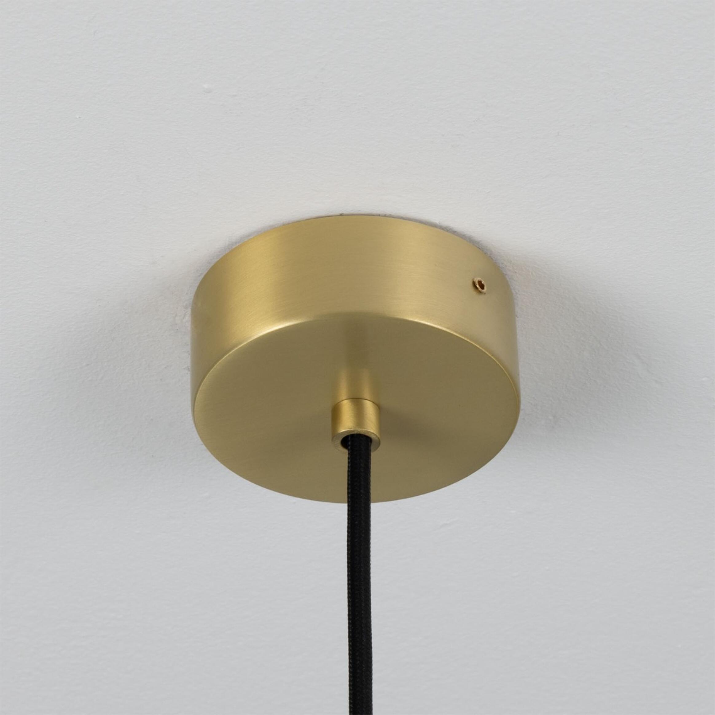Evanston Brass Pendant Spotlight 18cm