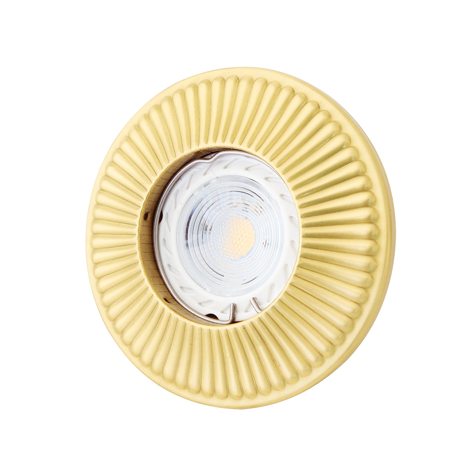 Penh Recessed Decorative Brass Spotlight 8cm