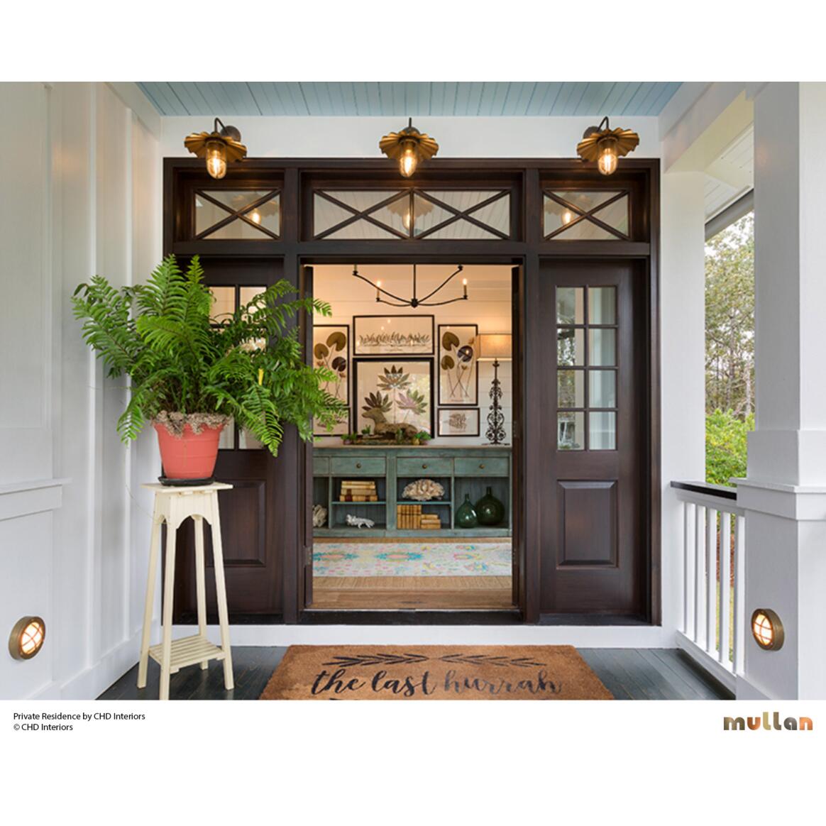 Muara Bulkhead Outdoor Wall Light 14cm