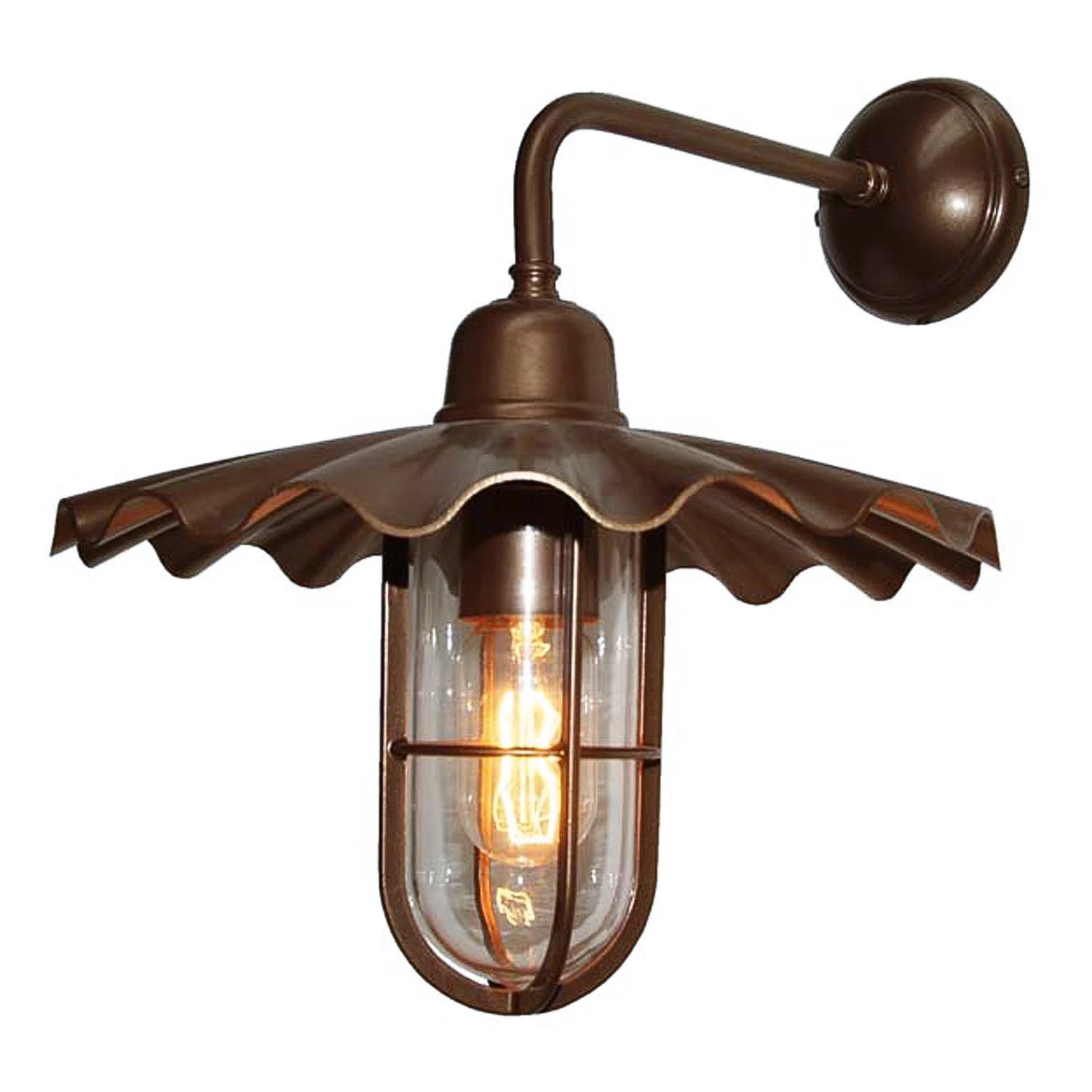 Ardle A well glass wall light 30cm