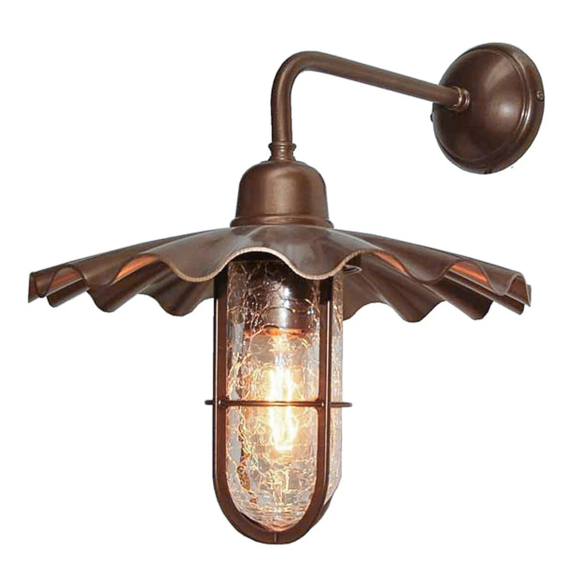 Ardle A well glass wall light 30cm