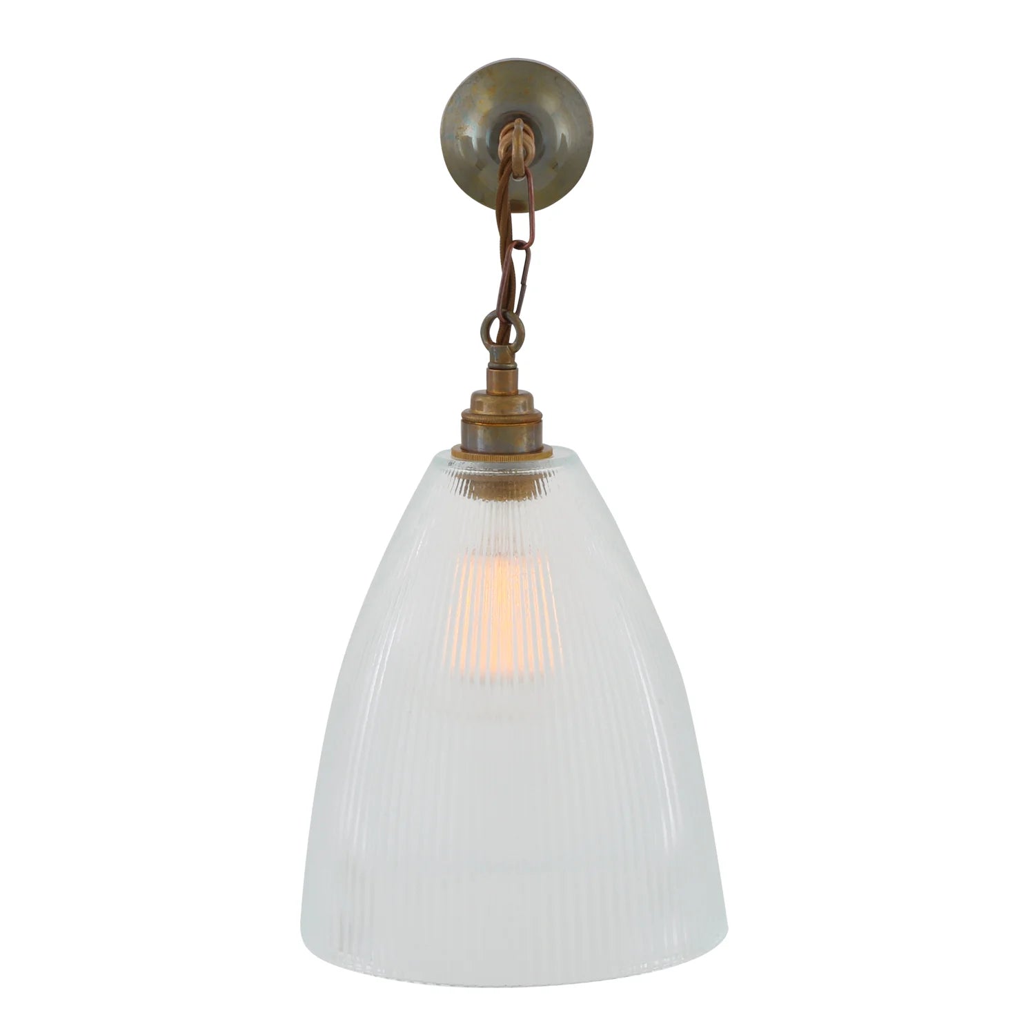 Fend Vintage Prismatic Glass Wall Light 38cm
