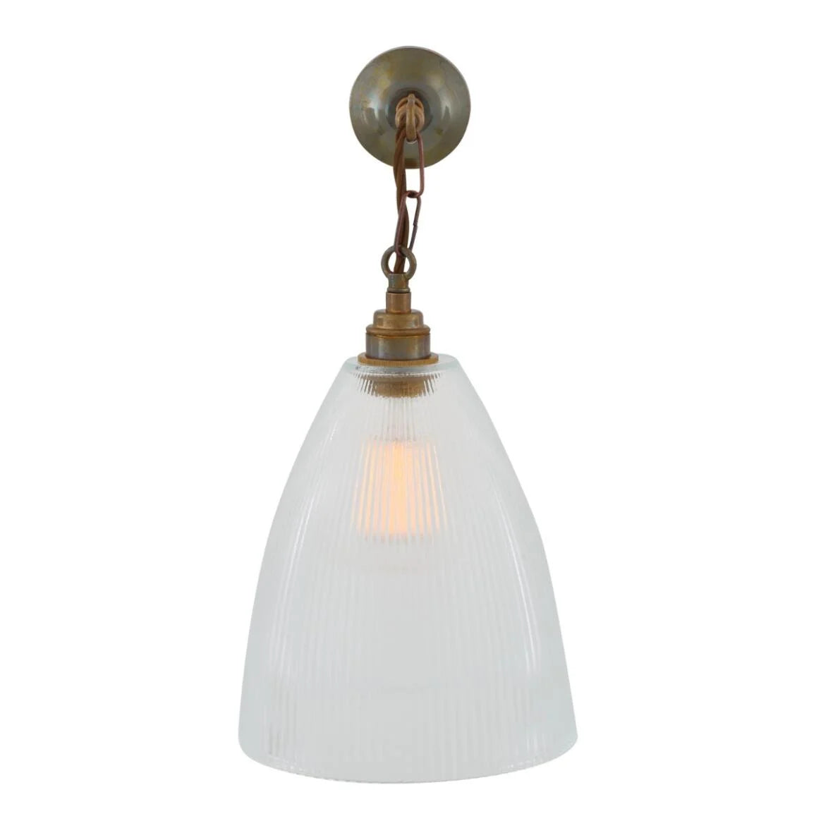 Fend Vintage Prismatic Glass Wall Light 38cm