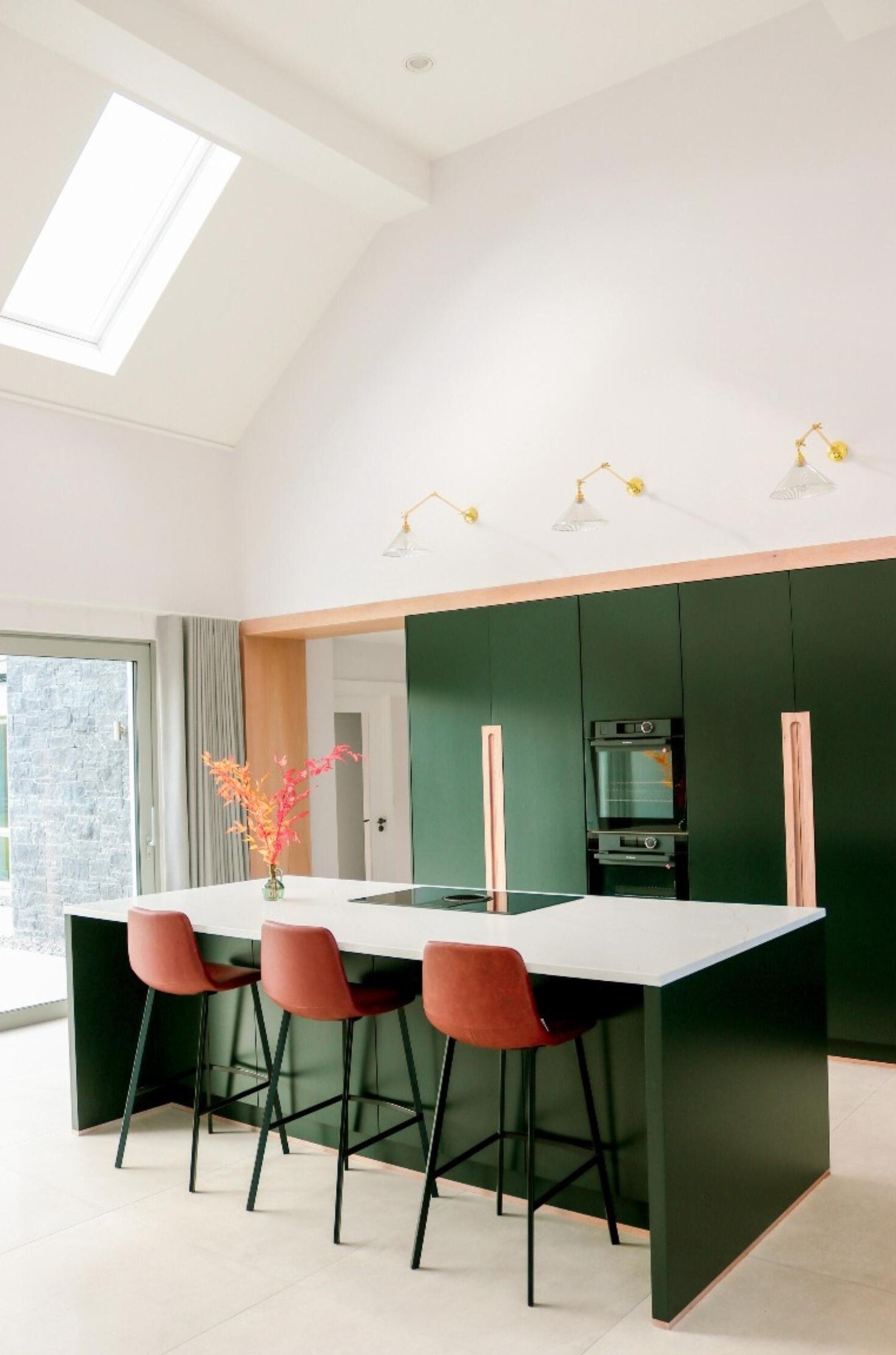Rebell Adjustable Arm Wall Light with Prismatic Glass Shade, product shot