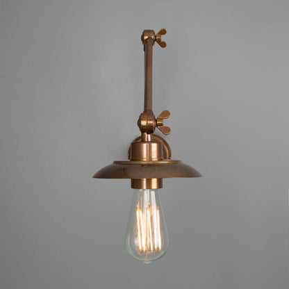 Reznor Vintage Adjustable Arm Bare Bulb Picture Light