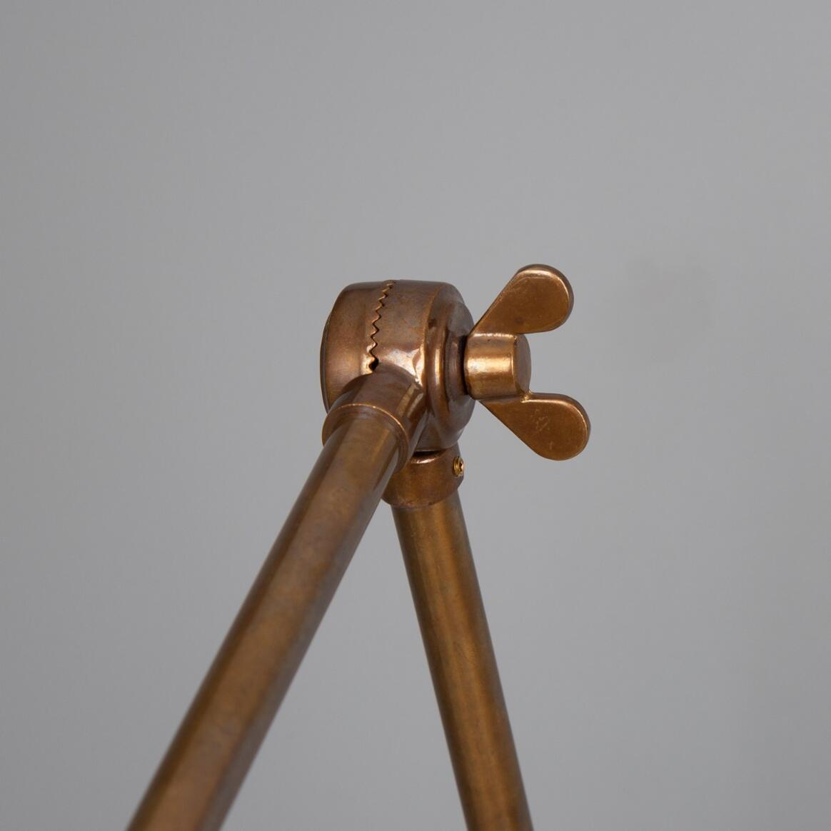 Reznor Vintage Adjustable Arm Bare Bulb Picture Light