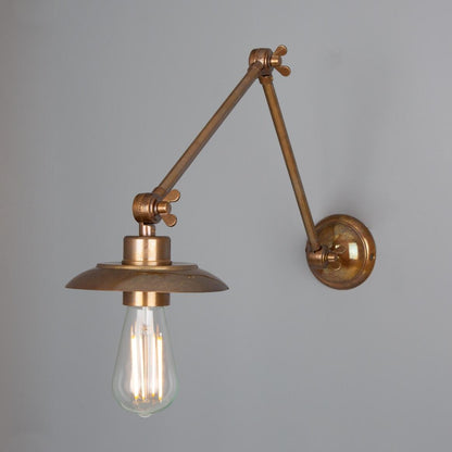 Reznor Vintage Adjustable Arm Bare Bulb Picture Light