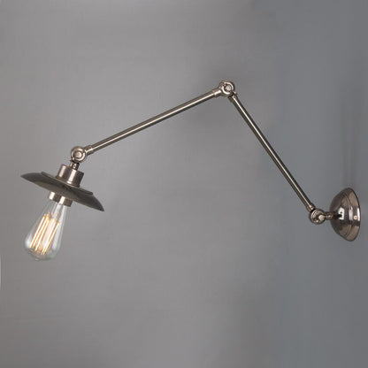 Reznor Vintage Adjustable Arm Bare Bulb Picture Light