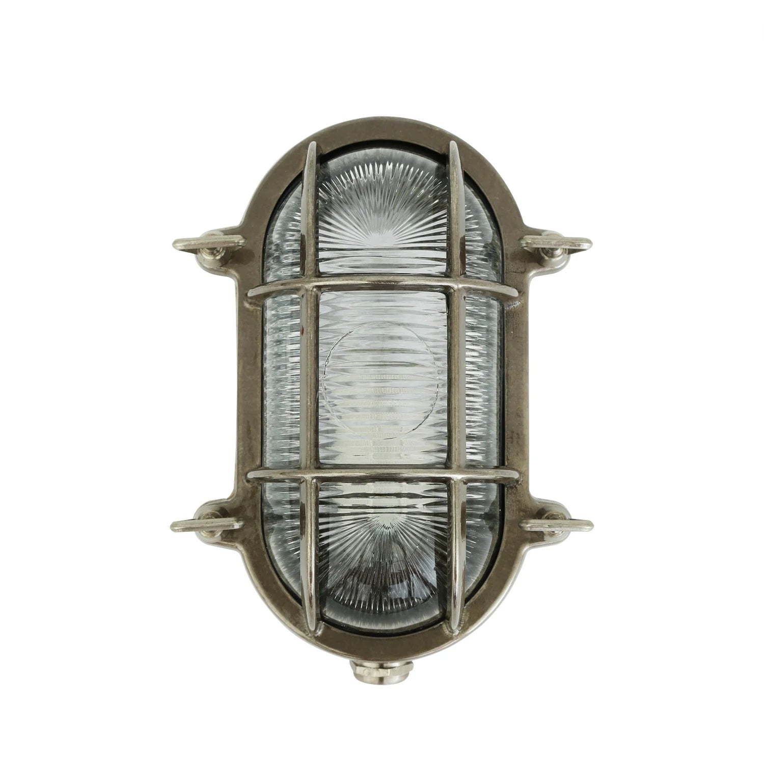 Ruben Small Brass Oval Marine Light 20cm