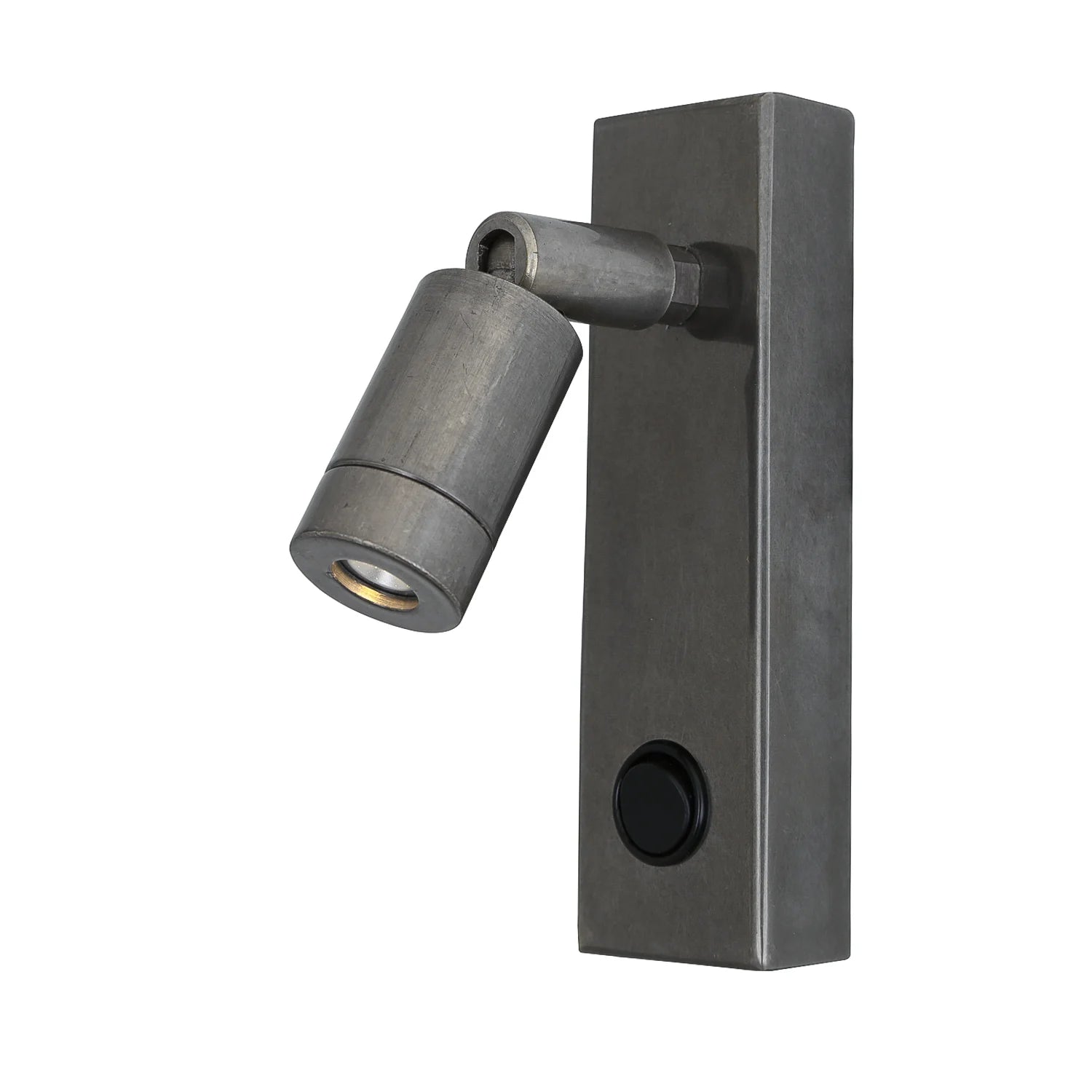 Sampio Adjustable Brass Wall Spotlight 14cm