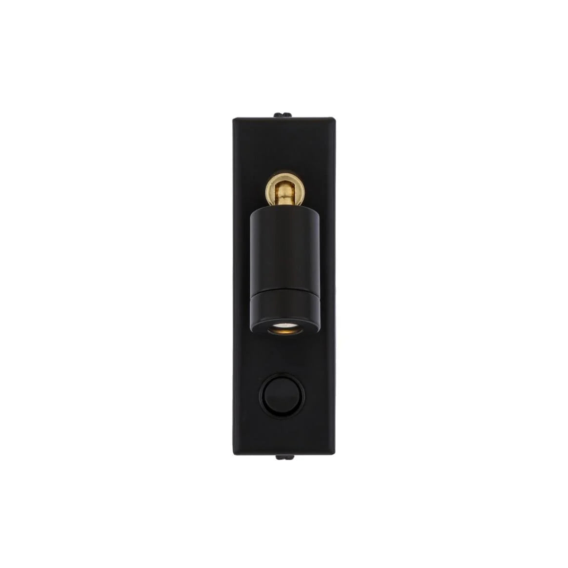 Sampio Adjustable Brass Wall Spotlight 14cm