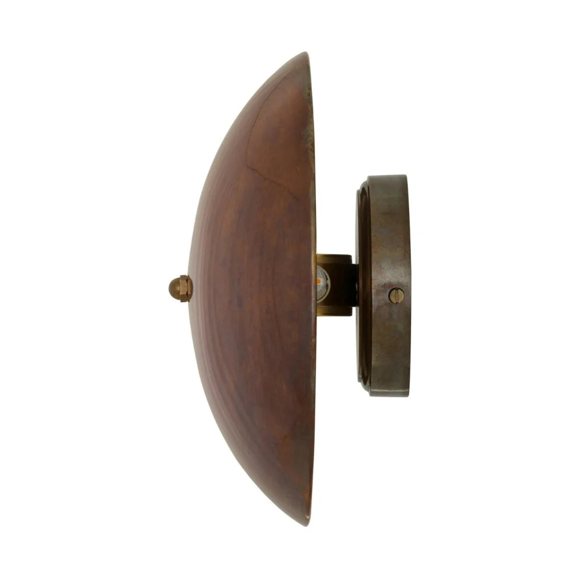 Luqa Brass Dish Wall Light 25cm