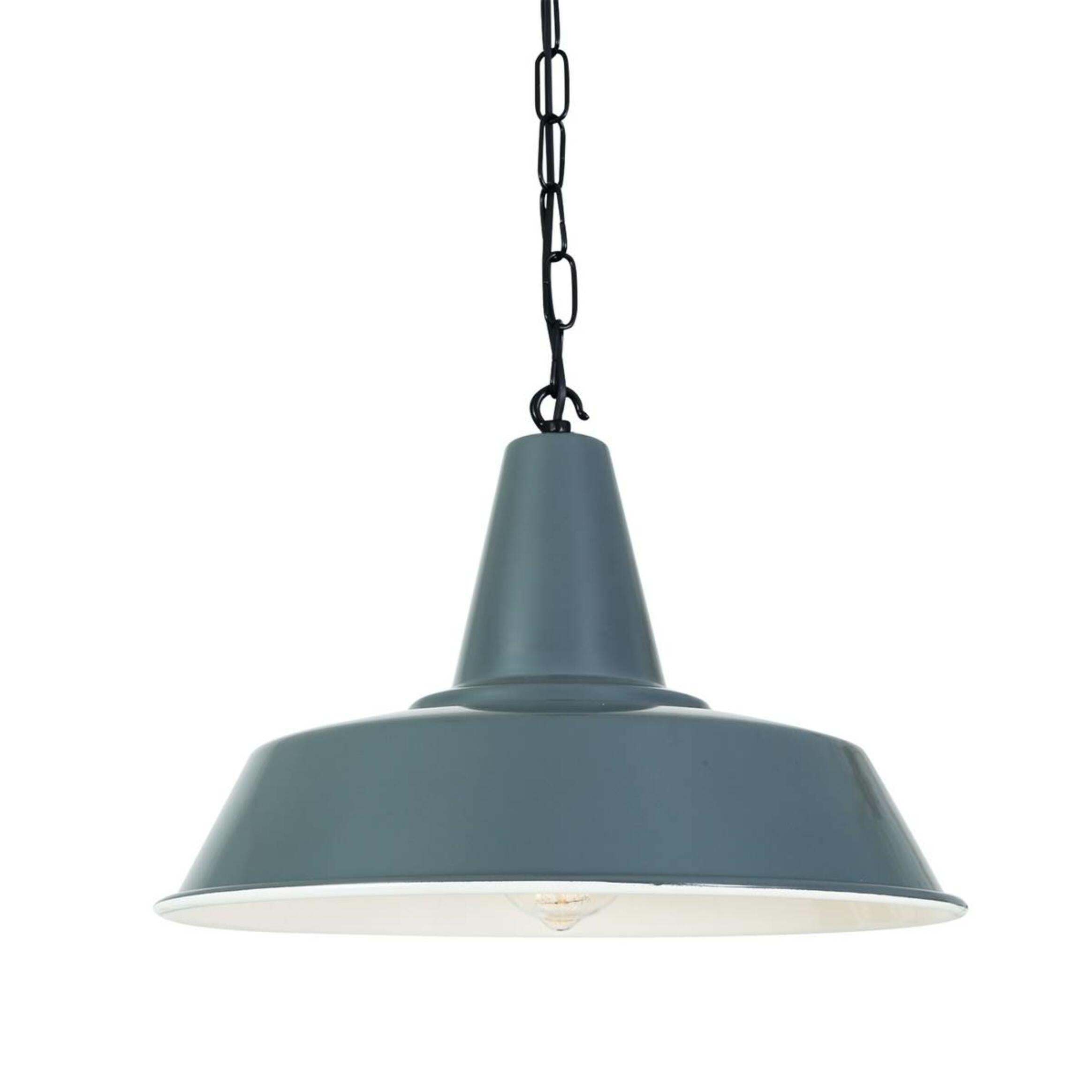 Nassau Industrial Factory Pendant Light 39cm, product shot