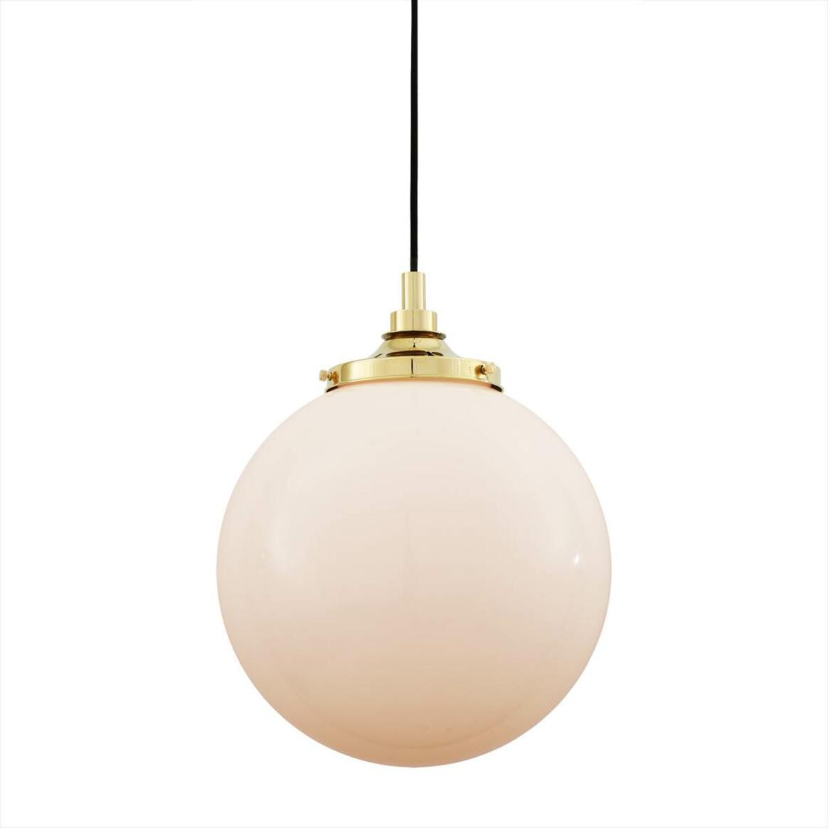 Pelagia Opal Globe Pendant Light 35cm IP44