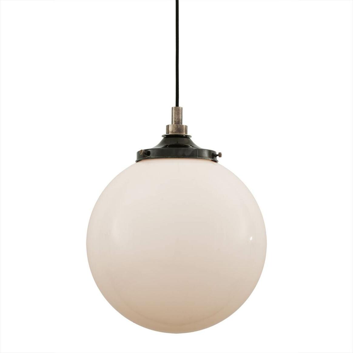 Pelagia Opal Globe Pendant Light 35cm IP44