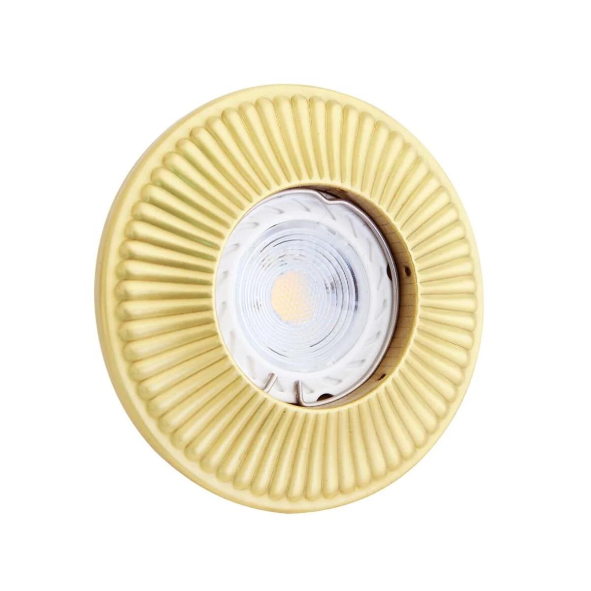 Penh Recessed Decorative Brass Spotlight 8cm