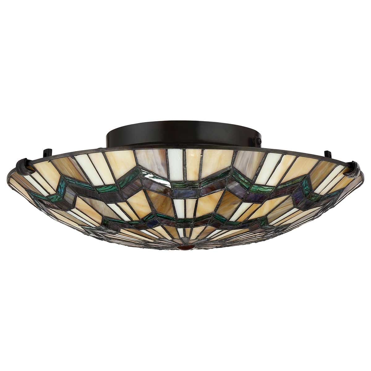 Alcott Light Flush in Valiant Bronze