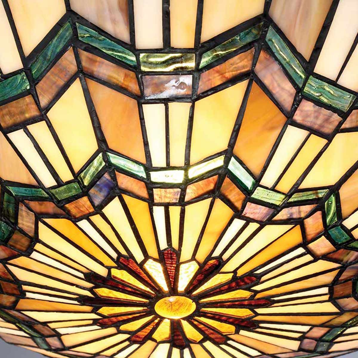 Alcott Light Flush in Valiant Bronze