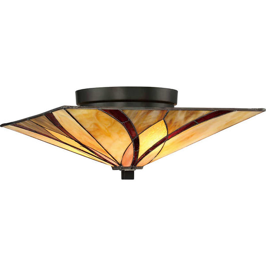 Asheville Light Flush in Valiant Bronze