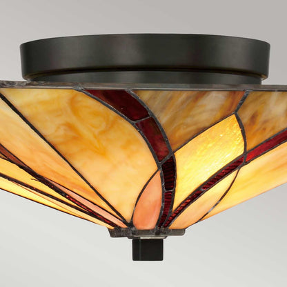 Asheville Light Flush in Valiant Bronze