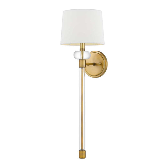 Barbour Light Wall Light in Weathered Brass