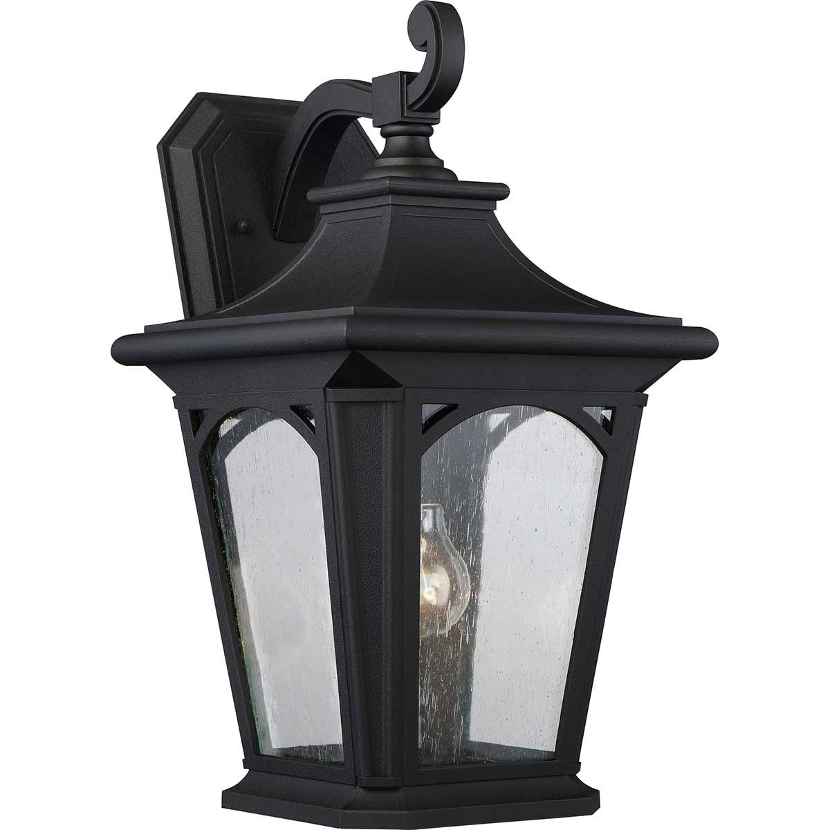 Bedford In Light Large Wall Lantern In Mystic Black