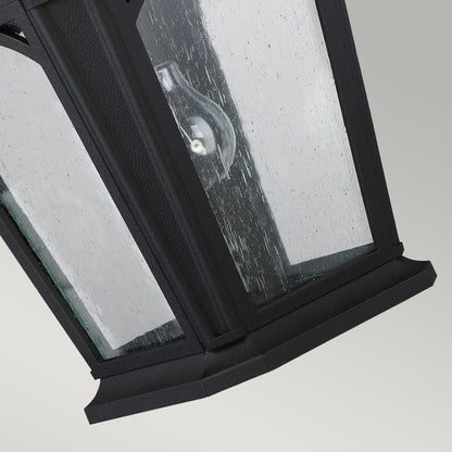 Bedford In Light Large Wall Lantern In Mystic Black