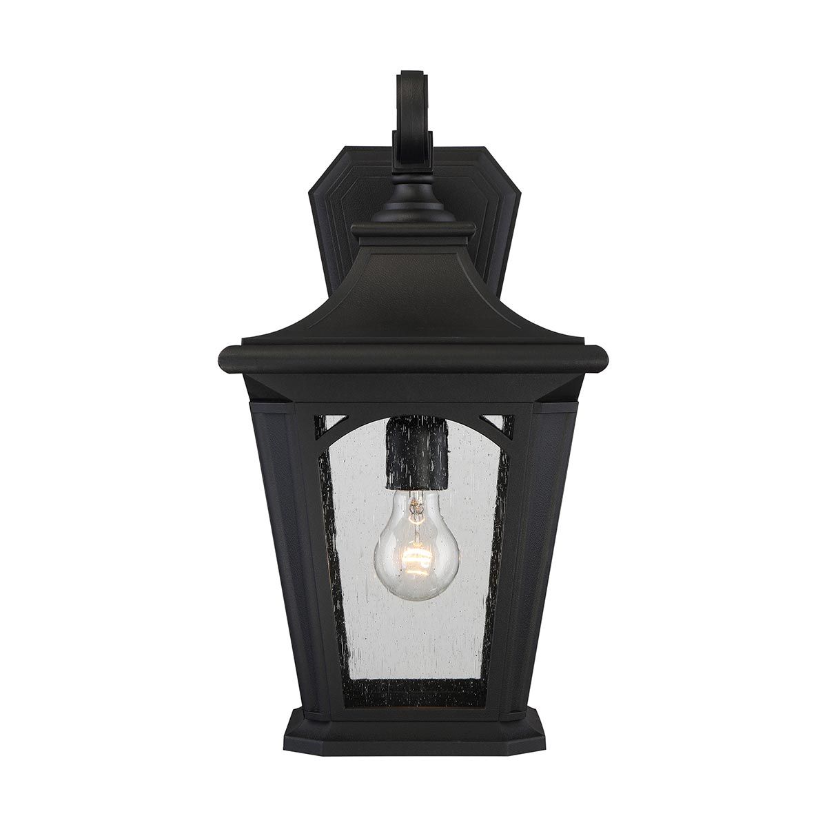 Bedford In Light Large Wall Lantern In Mystic Black