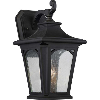 Bedford In Light Medium Wall Lantern In Mystic Black