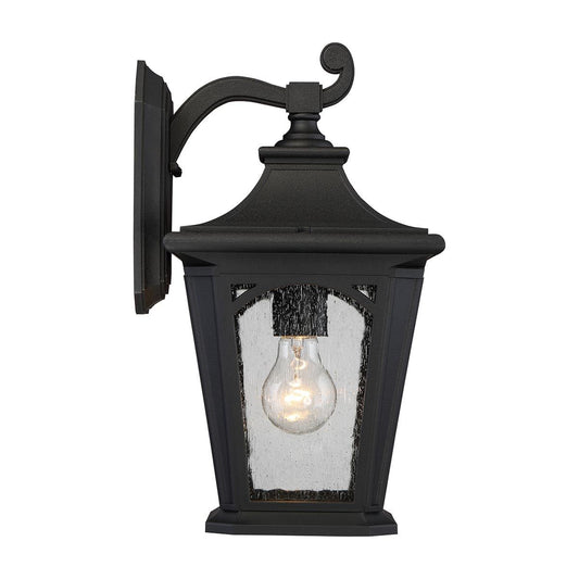 Bedford In Light Medium Wall Lantern In Mystic Black